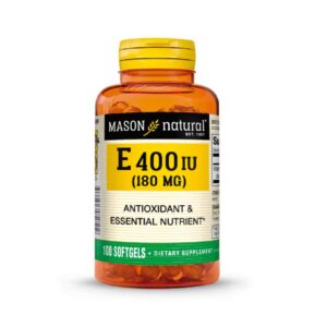 MASON natural Vitamina E-400 UI (100 Cápsulas Blandas)