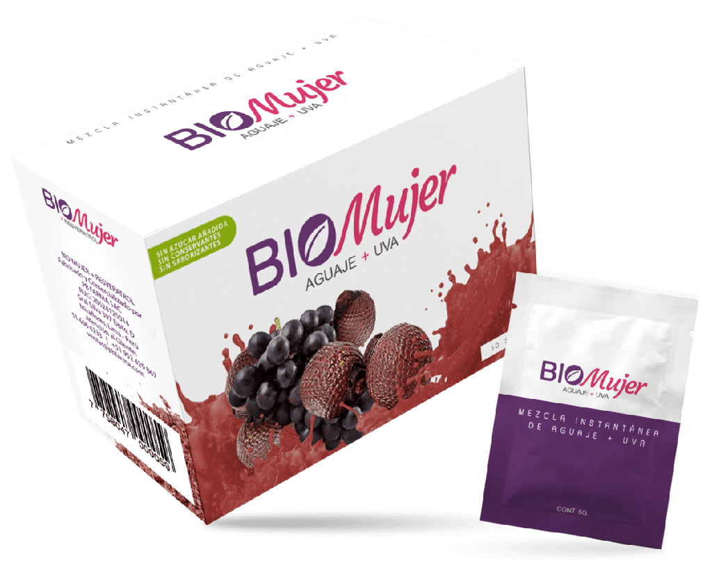 BIOMujer Aguaje + Uva 30 sobres