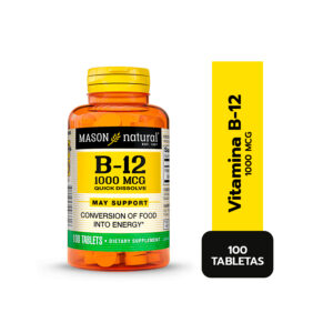 MASON natural Vitamina B12 1000 MGC 100 tabletas