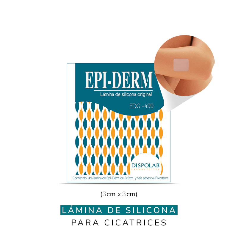 EPIDERM Lámina de Silicona EDG 499 (3 X 3 cm)