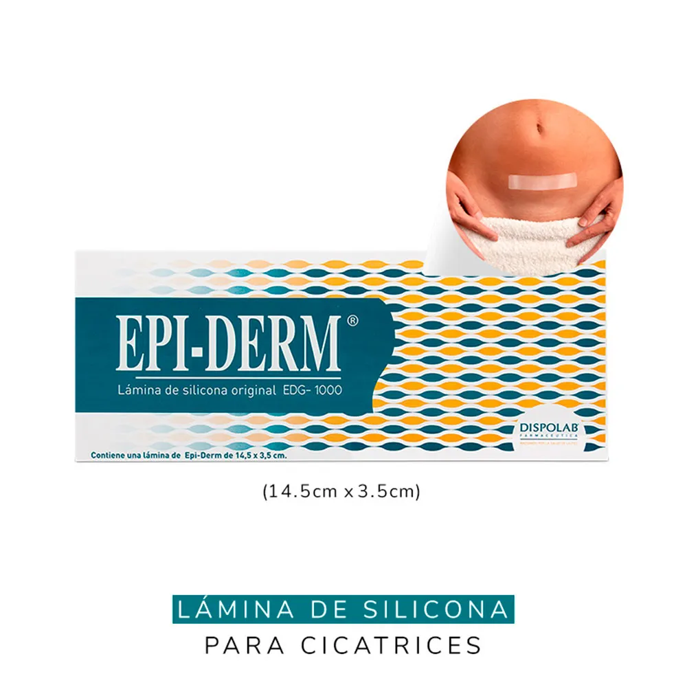 EPIDERM Lámina de Silicona EDG 1000 (14.5 X 3.5 cm)