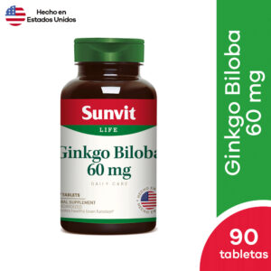 Sunvit Ginkgo Biloba 60mg 90 tabletas