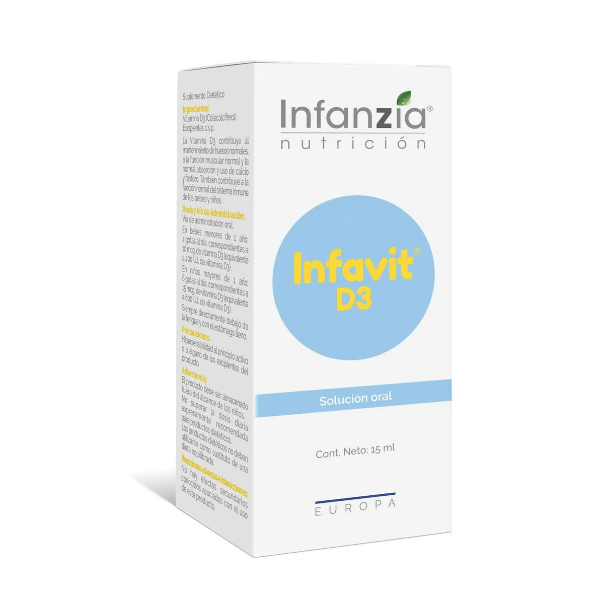 Infanzia Infavit D3 Solución Oral 15ml